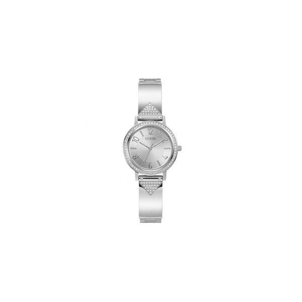 Reloj Guess Mujer Tri Luxe Acero Brazalete Semi Rígido 32mm Ref: GW0474L1