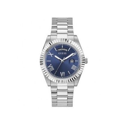 Reloj Guess Connoisseur Caballero Acero Esfera Azul 42mm Ref: GW0265G7