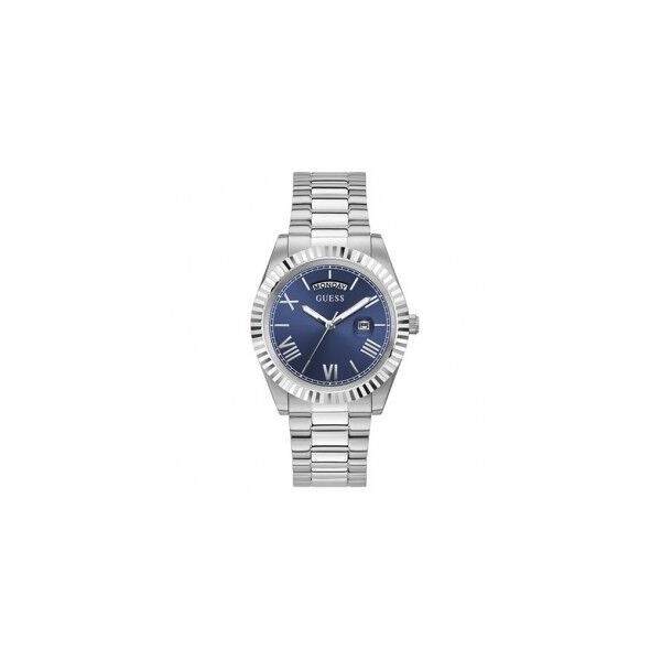 Reloj Guess Connoisseur Caballero Acero Esfera Azul 42mm Ref: GW0265G7
