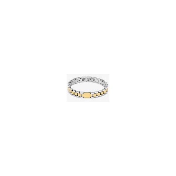 Brazalete Hombre Gourmette Cross Negro Radiant Jewels Ref: RH000286