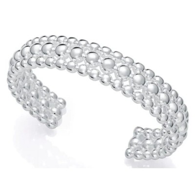 Pulsera  De Acero Chapado En Plata Colección Laura Escanes Ref: 14318P01000