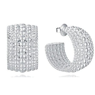 Pendientes  De Acero Chapado En Plata Colección Laura Escanes Ref: 14317E01000