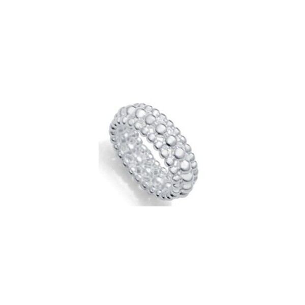 Anillo Viceroy Acero Inoxidable Chapado en Plata Colección Laura Escanes Ref:14318A01600