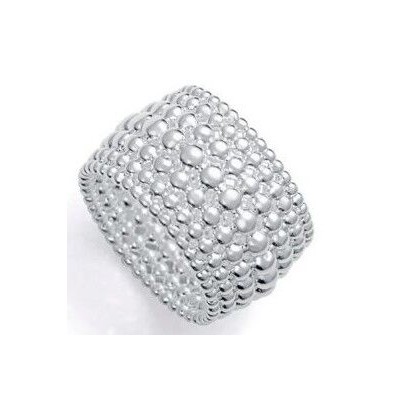 Anillo Viceroy Acero Inoxidable Chapado en Plata Colección Laura Escanes Ref:14317A01400