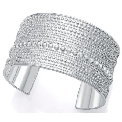 Pulsera De Acero Chapado En Plata 999 Colección Laura Escanes Ref: 14316P01000