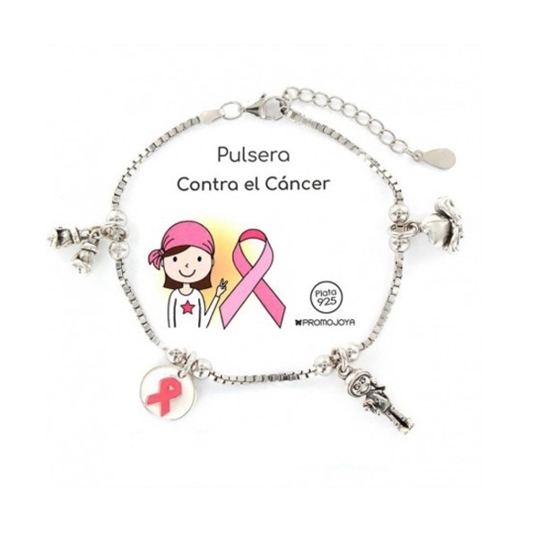 Eres Lo Más Pulsera contra el Cáncer cadena veneciana rodiada con colgantes Ref: 9107568