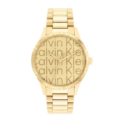 Reloj Calvin Klein Iconic Unisex Acero Ip Dorado 40mm Ref: 25200327