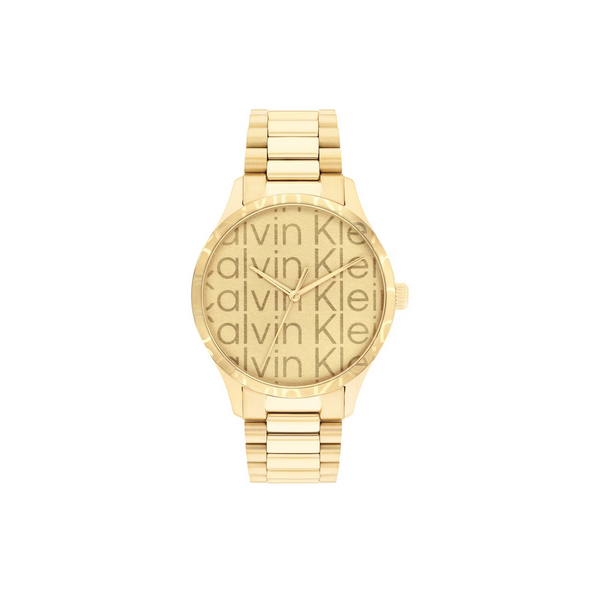 Reloj Calvin Klein Iconic Unisex Acero Ip Dorado 40mm Ref: 25200327
