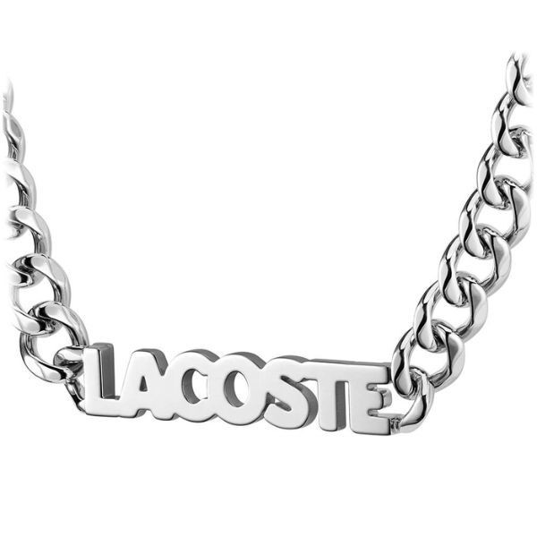 Cadena Lacoste Caballero Colección Script Acero Inoxidable Ref: 2040474