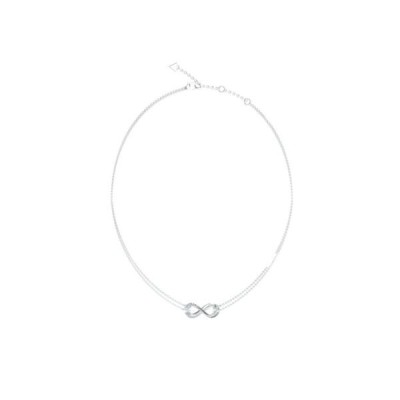 Collar Guess Mujer Amore Infinito Acero Con Circonitas Ref: JUBN05049JWRHT/U