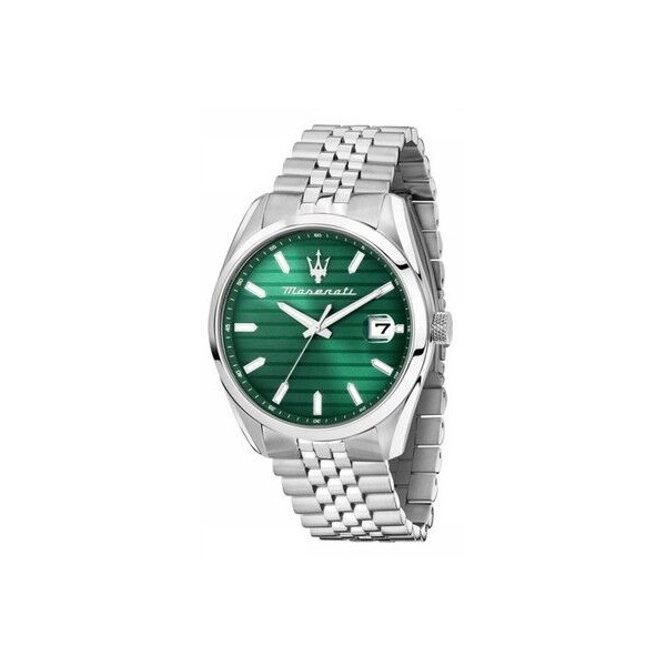 Reloj Maserati Attrazione Caballero Acero Esfera Verde 43mm Ref: R8853151027
