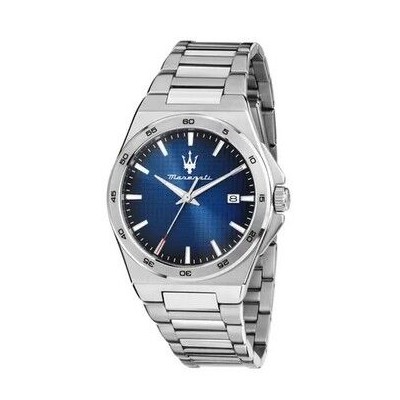 Reloj Maserati Caballero Velocitá Slim Acero Esfera Azul Marino 40mm Ref: R8853153001