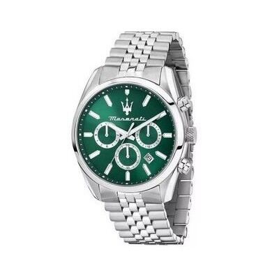 Reloj  Maserati Attrazione Caballero Esfera Verde Cronórafo 43mm Ref: R8853151023