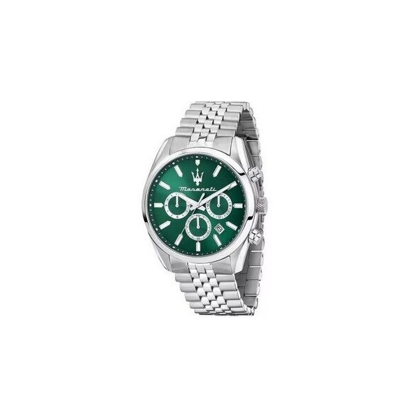 Reloj  Maserati Attrazione Caballero Esfera Verde Cronórafo 43mm Ref: R8853151023