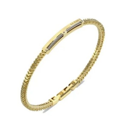 Pulsera Guess Caballero Acero Ip Dorado Ref: JUMB05107JWYGS