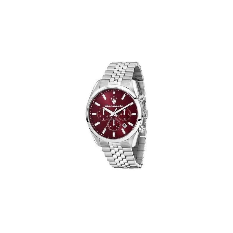 Reloj Maserati Caballero Attrazzione Acero Esfera Granate Cronógrafo 43mm Ref: R8853151024 Reloj Maserati Caballero Attrazzione Acero Esfera Granate Cronógrafo 43mm Ref: R8853151024