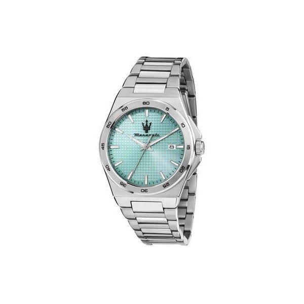 Reloj Maserati Caballero Velocitá Slim Acero Esfera Azul Claro 40mm Ref: R8853153002