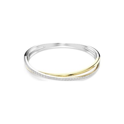 Pulsera Swarovski Mujer Hyperbola Talla Redonda Blanco Combinación De Acabados Metálicos Ref: 5689722