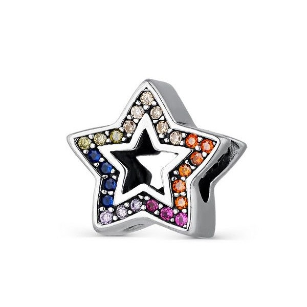 Charm A Tu Lado Estrella Plata Rodiada Ref: 9104800