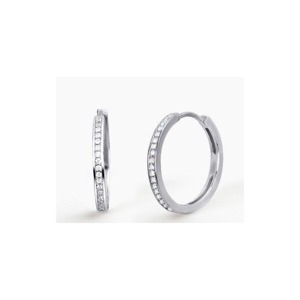 Pendientes Mabina Mujer Lumière Plata De Ley Con Circonitas Blancas Ref: 563221