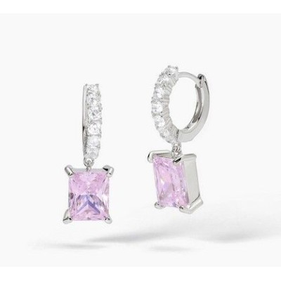 Pendientes Mabina Mujer Desiderio Infinito Turmalina Rosa Plata De Ley Ref: 563722