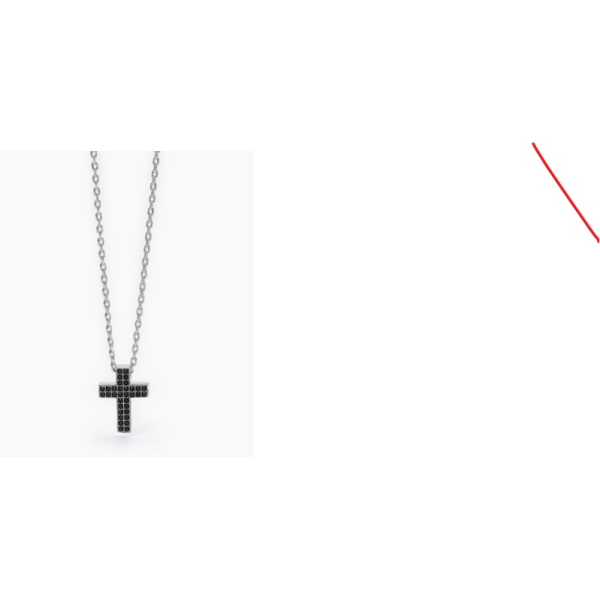 Colgante Mabina Uomo Mystical Caballero Cruz Circonitas Negras Plata De Ley Ref: 553575