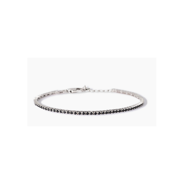 Pulsera Mabina Uomo Caballero Tennis Club Con Circonitas Negras Ref: 533988