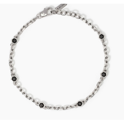 Pulsera Mabina Uomo Caballero City Square Plata De Ley Ref: 534002