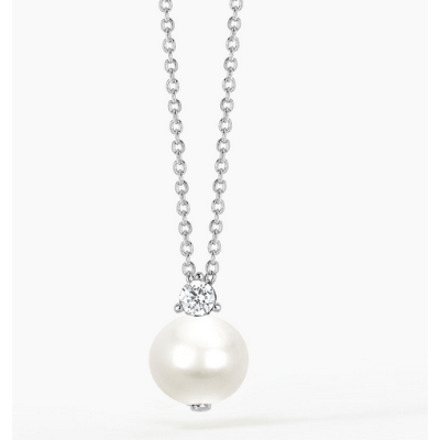 Colgante Mabina Mujer Mon Cheri Perla Con Plata De Ley Ref: 553282