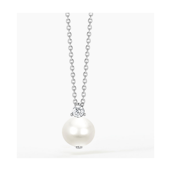 Colgante Mabina Mujer Mon Cheri Perla Con Plata De Ley Ref: 553282