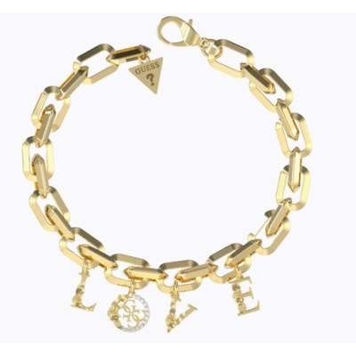 Pulsera Guess Mujer 4Love Acero Dorado Ref: JUBB05031JWYGS
