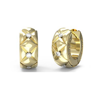 Pendientes Guess Mujer Stylish Acero Dorado Ref: JUBE04590JWYGT-U