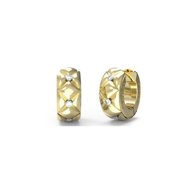 Pendientes Guess Mujer Stylish Acero Dorado Ref: JUBE04590JWYGT-U