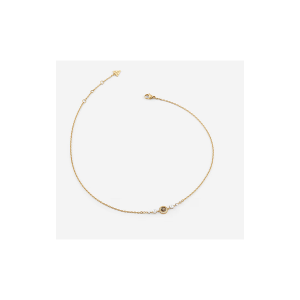 Collar Guess Mujer Majorelle Acero Dorado Ref: JUBN05377JWYGT-U