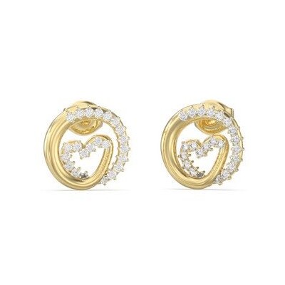 Pendientes Guess Mujer Iconique Acero Dorado Ref: JUBE05528JWYGT-U