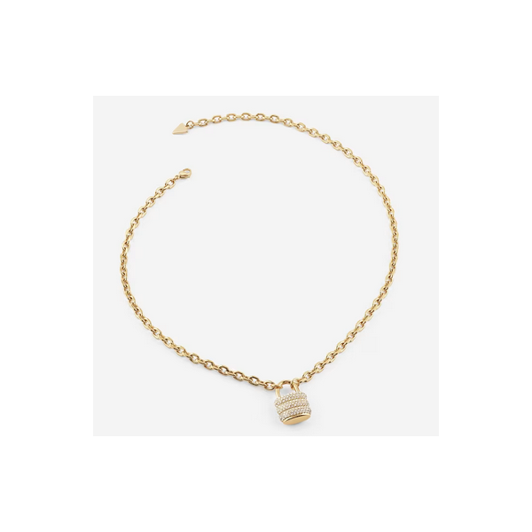 Collar Guess Mujer My Secret Acero Dorado Ref: JUBN05415JWYGT-U