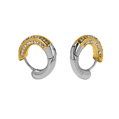 Pendientes De Aro Gues Mujer Majorelle Bicolor Acero/Dorado Ref: JUBE05375JWYGRHT-U