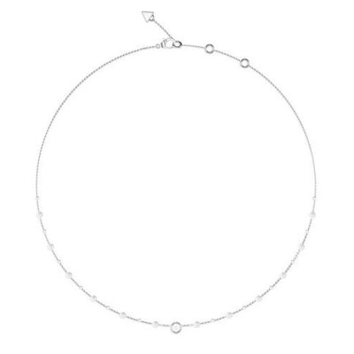 Collar Guess MUjer Tiny Pearly Acero Ref: JUBN05515JWRHT-U