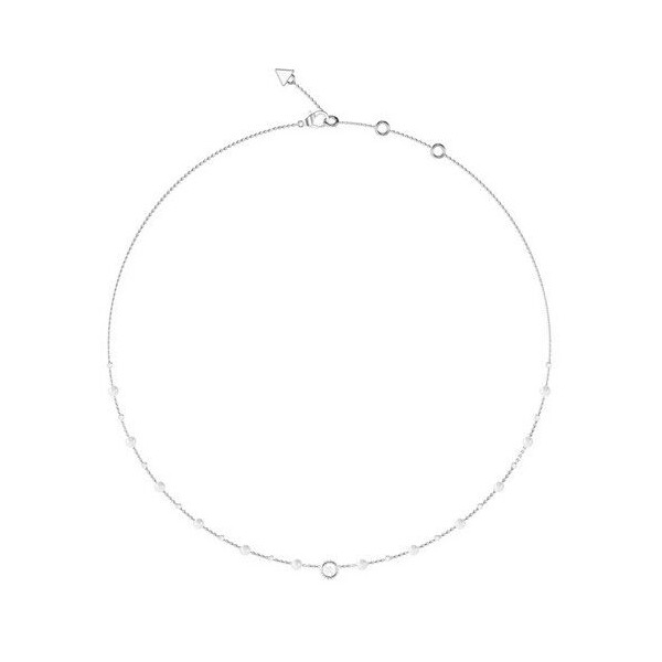 Collar Guess MUjer Tiny Pearly Acero Ref: JUBN05515JWRHT-U