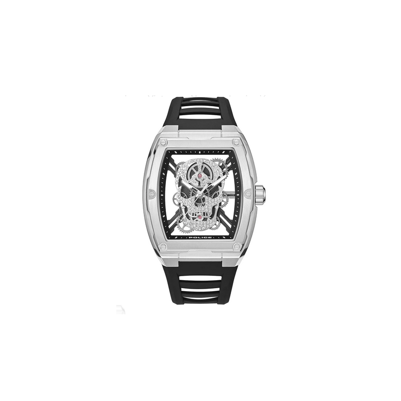 Reloj Police Caballero Cranium Esfera Rectangular Con Calavera 42mm Ref: PEWJM0081301 Reloj Police Caballero Cranium Esfera Rectangular Con Calavera 42mm Ref: PEWJM0081301