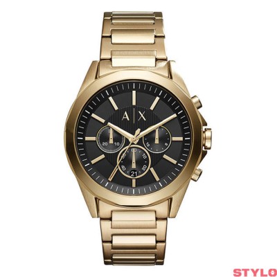 Reloj Armani Exchange Banks Acero Dorado 44mm Ref: AX2611