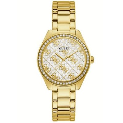 Reloj Guess Mujer Sugar Acero IP Dorado Esfera Logos 4G 37mm Ref: GW0001L2