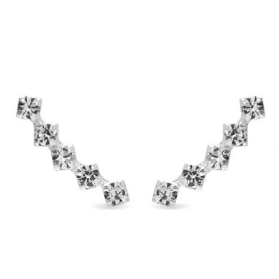 Pendientes Luxenter Sias Plata De Ley 925 Con Circonita Brillante Acabados En Rodio Ref: EZ1690000