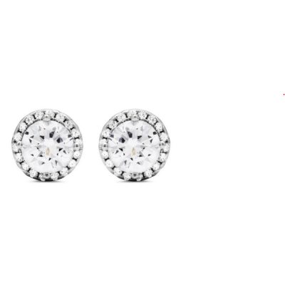 Pendientes Luxenter Amsai Plata De Ley 925 Con Circonita Brillante Acabados En Rodio Ref: EG0680000