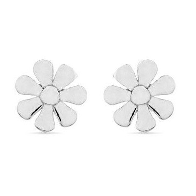 Pendientes Luxenter Básico Flor Plata De Ley 925 Acabados En Rodio Ref: EH91299900