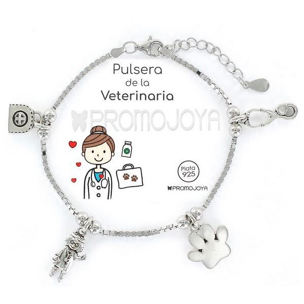 Pulsera Eres Lo Más Veterinaria Cadena Veneciana Rodiada Ref: 9105402