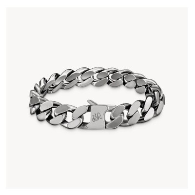 Pulsera Thomas Sabo Caballero Blindada Plata De Ley 12mm Ref: A2199-637-21-L18