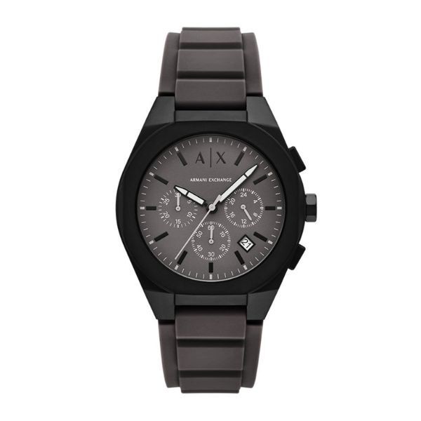 Reloj Armani Exchange Caballero Sync Cronógrafo Correa Silicona 42mm Ref: AX4191