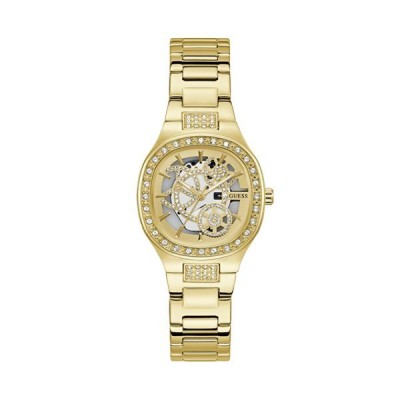 Reloj Guess Electra Mujer Acero IP Dorado Con Circonitas 32mm Ref: GW0941L2