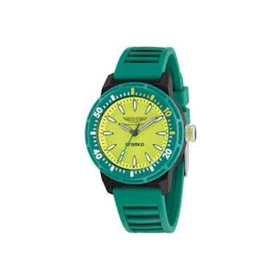 Reloj Aston Martin Fórmula 1 Cuarzo Marillo Dial Correa de Silicona Ref: MTFK1F501